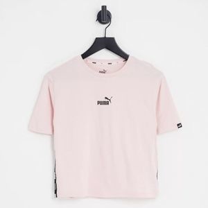 NWOT Puma Power Crop Top Performance Cotton Logo T-Shirt - Size M